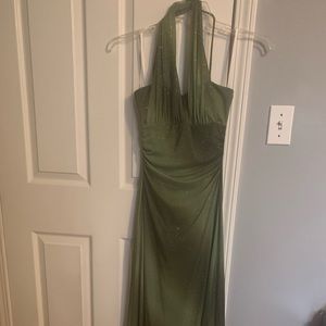 Floor length prom dress